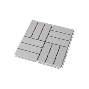 Wood Grain Deck Tile T1 Grey – 4.9m2/box of 54 tiles - Image 1